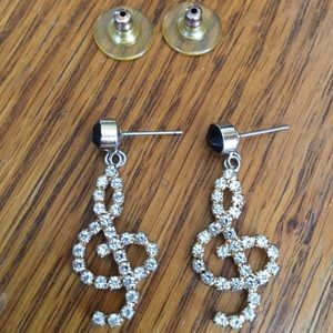 Stone studded earrings